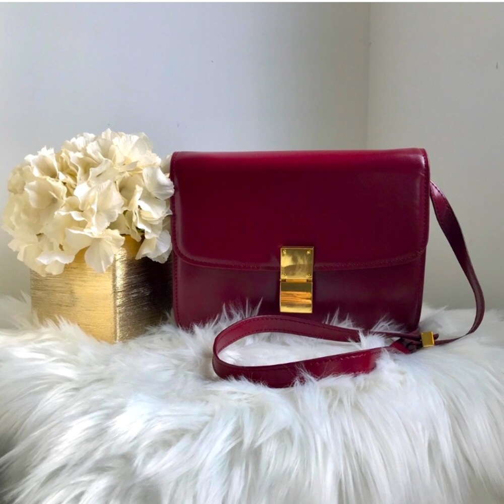 Designer inspired Red Box Crossbody Bag